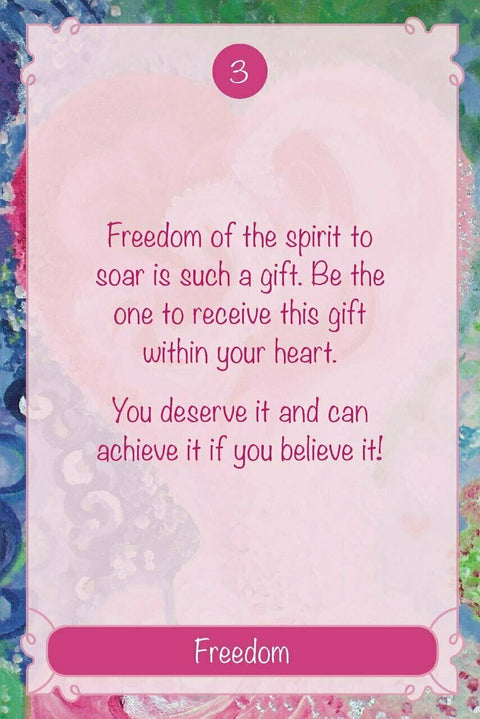 Heart Songs Inspirational Cards Pink Deck Lena Matheas Animal Dreaming Ad15
