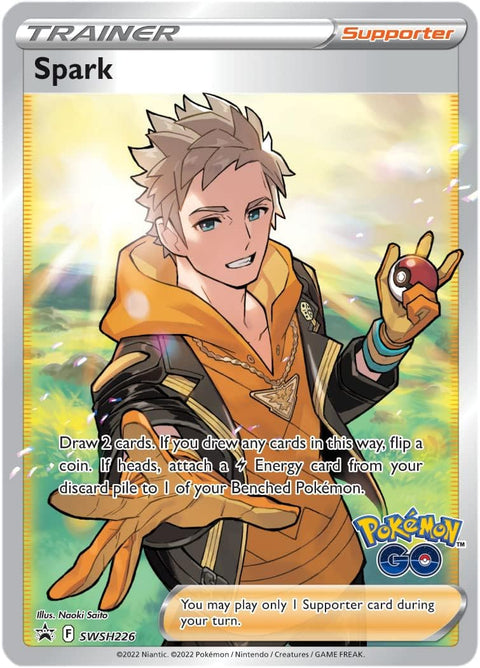 Pokemon GO TCG Team Instinct Special Collection Box Spark + 6 Boosters