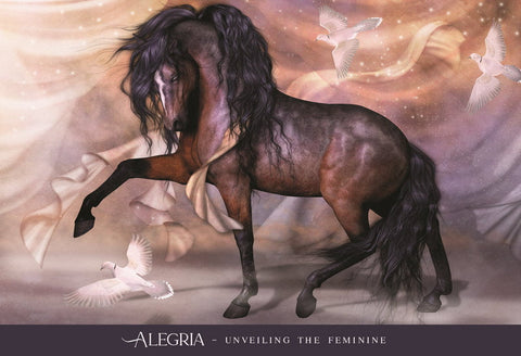 Oracle Of The Sacred Horse Cards Deck And Guidebook Blue Angel