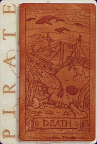 Pirate Tarot Cards Deck Woodcarving Schiffer Publishing Carrie Lucas Amodio NEW
