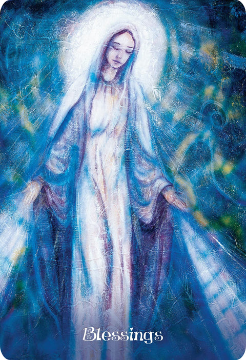 Universal Love Healing Oracle Cards Special 20Th Anniversary Edition Blue Angel