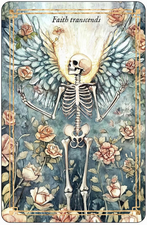 Memento Mori Oracle Deck 36 Daily Affirmation Cards by Red Wheel