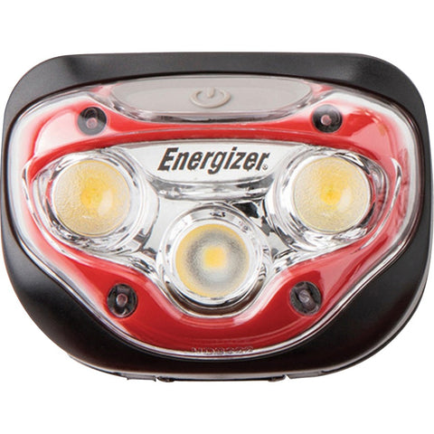 Energizer Vision HD 300lm Headlamp Red IPX4 with 3x AAA Batteries