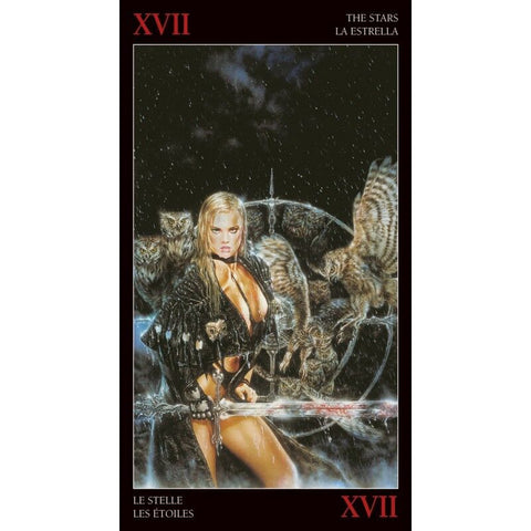 Royo Dark Tarot Deck by Lo Scarabeo 78 Cards with Velvet Bag & Guide