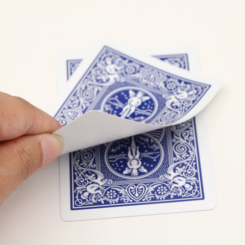 4 Decks Bicycle Rider Back No Face Blue Magic Tricks Cards USpcc NEW