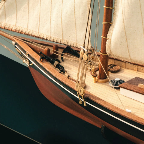 OcCre America 1851 Wooden Ship Model Kit 1:75 Scale Sailing Yacht 12014