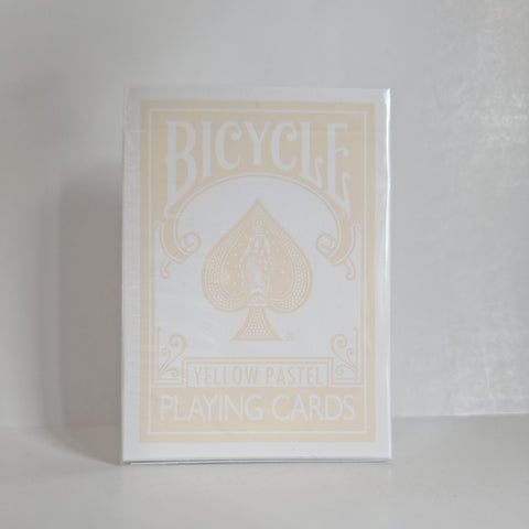 Bicycle Yellow Pastel Cards Deck