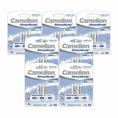 14x Camelion AA Rechargeable Batteries 2300mAh NiMH 1.2V AlwaysReady