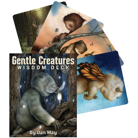 Gentle Creatures Wisdom Oracle Deck & Guidebook by Dan May US Games
