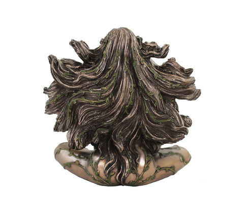 Italfama Gaia Earth Goddess Bronze Resin Statue 12cm Italian Figurine