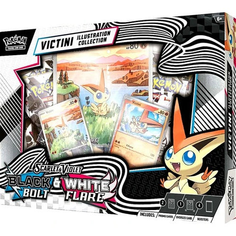 Pokemon TCG Victini Illustration Collection Box SV Black Bolt White Flare