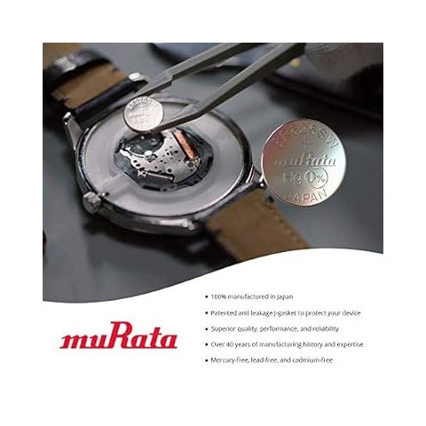 10x Murata 373 SR916SW 1.55V Silver Oxide Watch Batteries