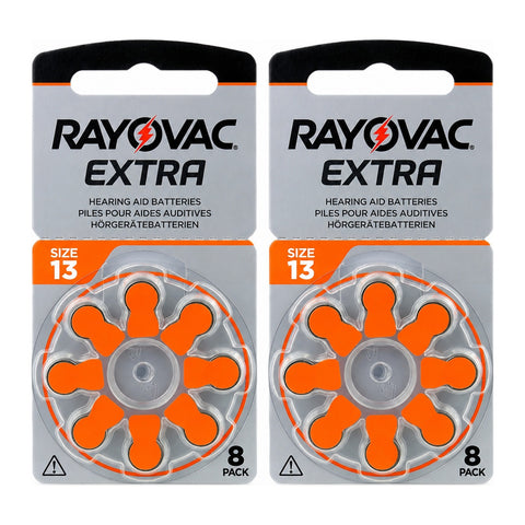 16x Rayovac Extra Size 13 PR48 Hearing Aid Batteries 1.45V Zinc Air