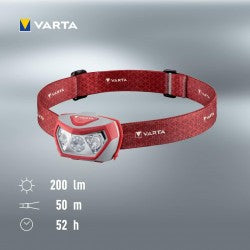 Varta Outdoor Sports H30R Pro LED Headlamp 400lm IPX4 3x AAA Included