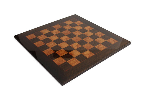 Italfama Italian Brass & Wood Chess Set 10cm King 51cm Board Handmade