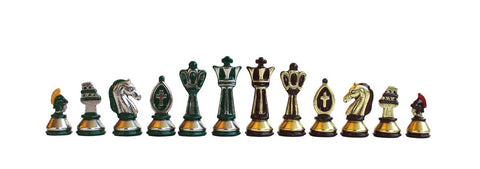 Italfama Roman Style Hand-Painted Metal Chess Pieces, King 5cm, Italy