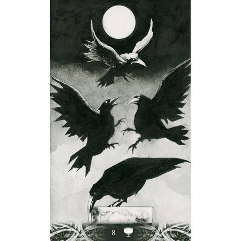 Murder Of Crows Tarot Cards Deck By Corrado Roi Esoteric Telling Lo Scarabeo NEW