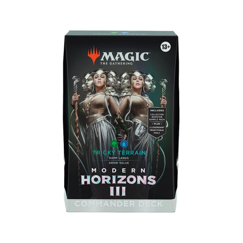 MTG Modern Horizons 3 Tricky Terrain Commander Deck Multiplayer Ready