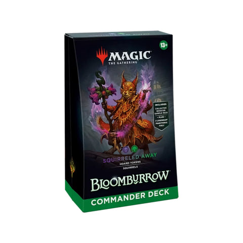MTG Bloomburrow Commander Deck Squirreled Away Multiplayer Ready