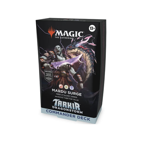 Magic The Gathering Tarkir Dragonstorm Commander Deck Mardu Surge 100 Cards