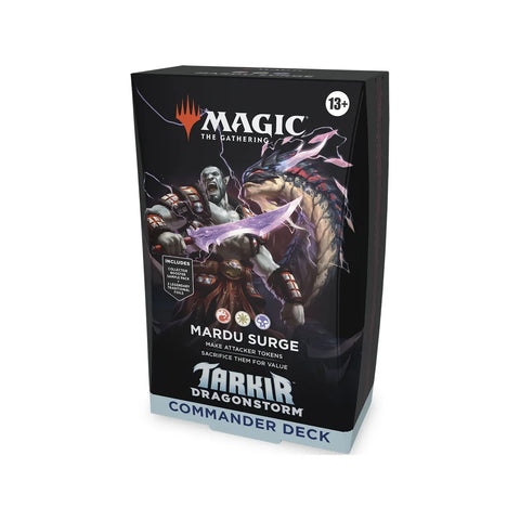 Magic The Gathering Tarkir Dragonstorm Commander Deck Mardu Surge 100 Cards