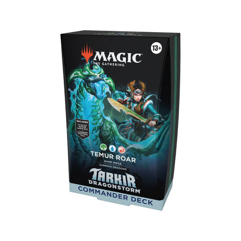 MTG Tarkir Dragonstorm Temur Roar 100-Card Commander Deck Sealed