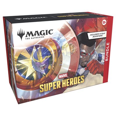 Magic The Gathering Marvel Super Heroes Bundle 9 Play Boosters MTG Wizards