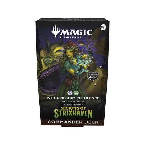 MTG Strixhaven Commander Deck Witherbloom Pestilence Dina BG 100 Cards
