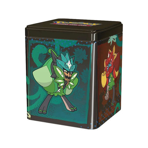 Pokémon TCG 2025 Ogerpon Stacking Tin w/ 3 Booster Packs + 2 Sticker Sheets