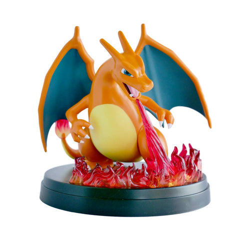 Pokemon Charizard ex Super Premium Collection Box Figure & 10 Booster Packs