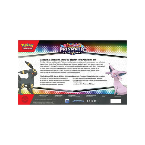 Pokemon TCG Prismatic Evolutions Espeon & Umbreon ex Premium Figure Box