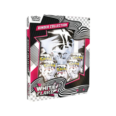 Pokémon TCG Scarlet & Violet SV10.5 White Flare Reshiram Binder + 5 Packs