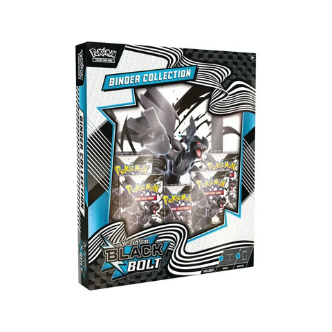 Pokémon TCG Scarlet & Violet Black Bolt Binder Collection Zekrom w/ 5 Boosters