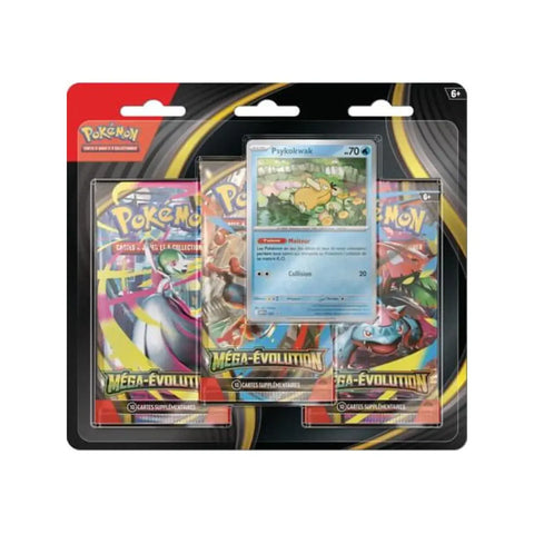 Pokémon TCG: Mega Evolution - ME01 - 3-Pack Blister (Assorted) (FR)