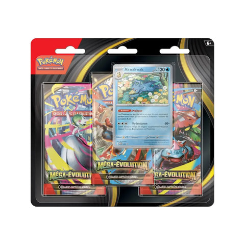 Pokémon TCG: Mega Evolution - ME01 - 3-Pack Blister (Assorted) (FR)