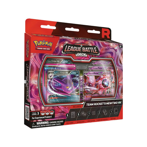 Pokemon TCG League Battle Deck Team Rocket's Mewtwo ex 60-Card Kit