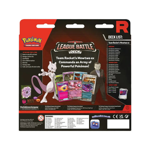 Pokemon TCG League Battle Deck Team Rocket's Mewtwo ex 60-Card Kit