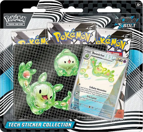 Pokemon TCG: Scarlet & Violet SV10.5 Black Bolt Tech Sticker Collection