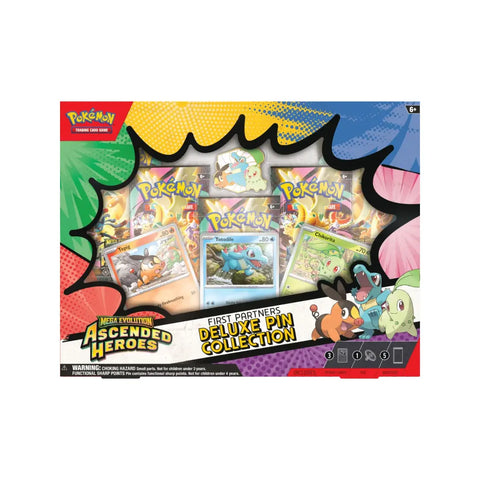 Pokémon TCG Mega Evolution Ascended Heroes Deluxe Pin Collection First Partner