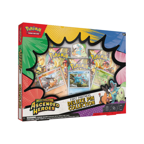Pokémon TCG Mega Evolution Ascended Heroes Deluxe Pin Collection First Partner