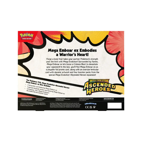 Pokémon TCG: Mega Evolution: Ascended Heroes - Mega Emboar ex Box