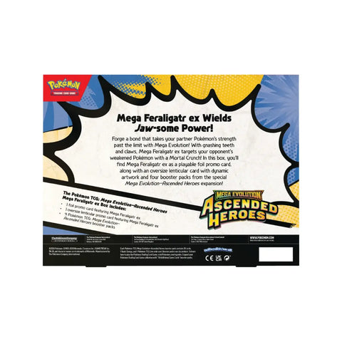 Pokémon TCG: Mega Evolution: Ascended Heroes - Mega Feraligatr ex Box