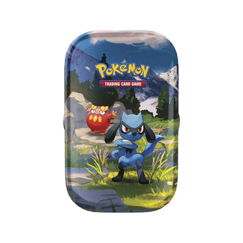 Pokemon TCG Ascended Heroes Riolu & Darumaka Mini Tin w/ 2 Boosters