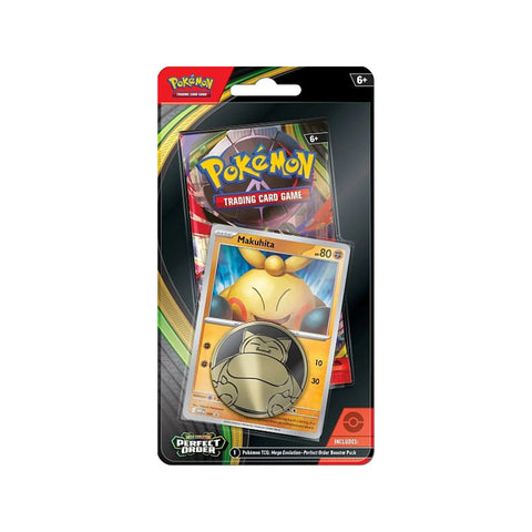 Pokemon TCG ME03 Perfect Order Checklane Blister Pack - Makuhita Promo
