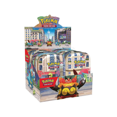 Pokémon TCG Lumiose City Mini Tin Display 10 Tins German 20 Packs Sealed