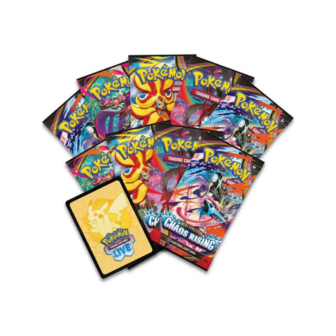 Pokemon TCG Mega Evolution Chaos Rising Elite Trainer Box 9 Packs Fennekin