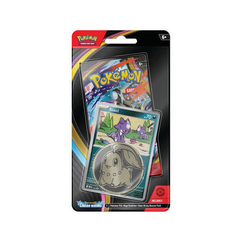 Pokemon TCG Mega Evolution Chaos Rising Checklane Blister Pack Toxel