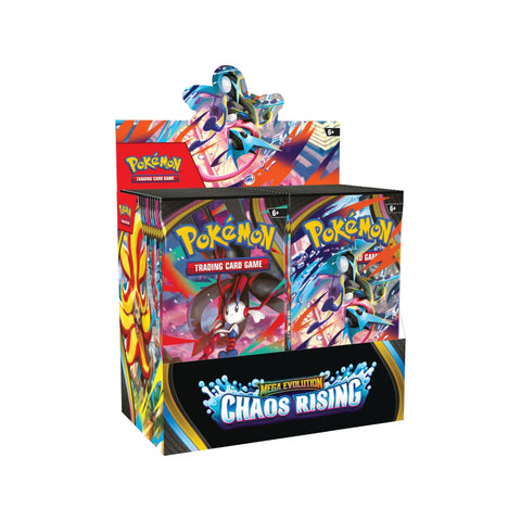 Pokémon TCG Mega Evolution Chaos Rising Booster Box – 36 Sealed Packs