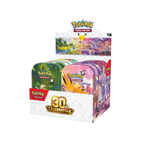 Pokémon TCG: 30th Celebration - Mini Tin Display (10x Tins)