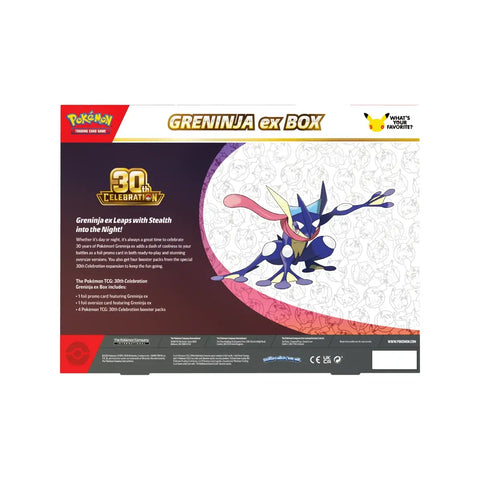 Pokémon TCG: 30th Celebration - Ex Box - Greninja ex